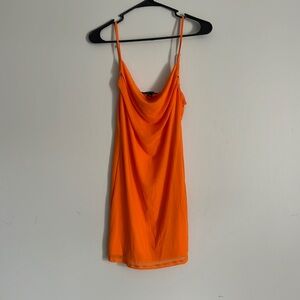 Mini Dress With Scoop Neck